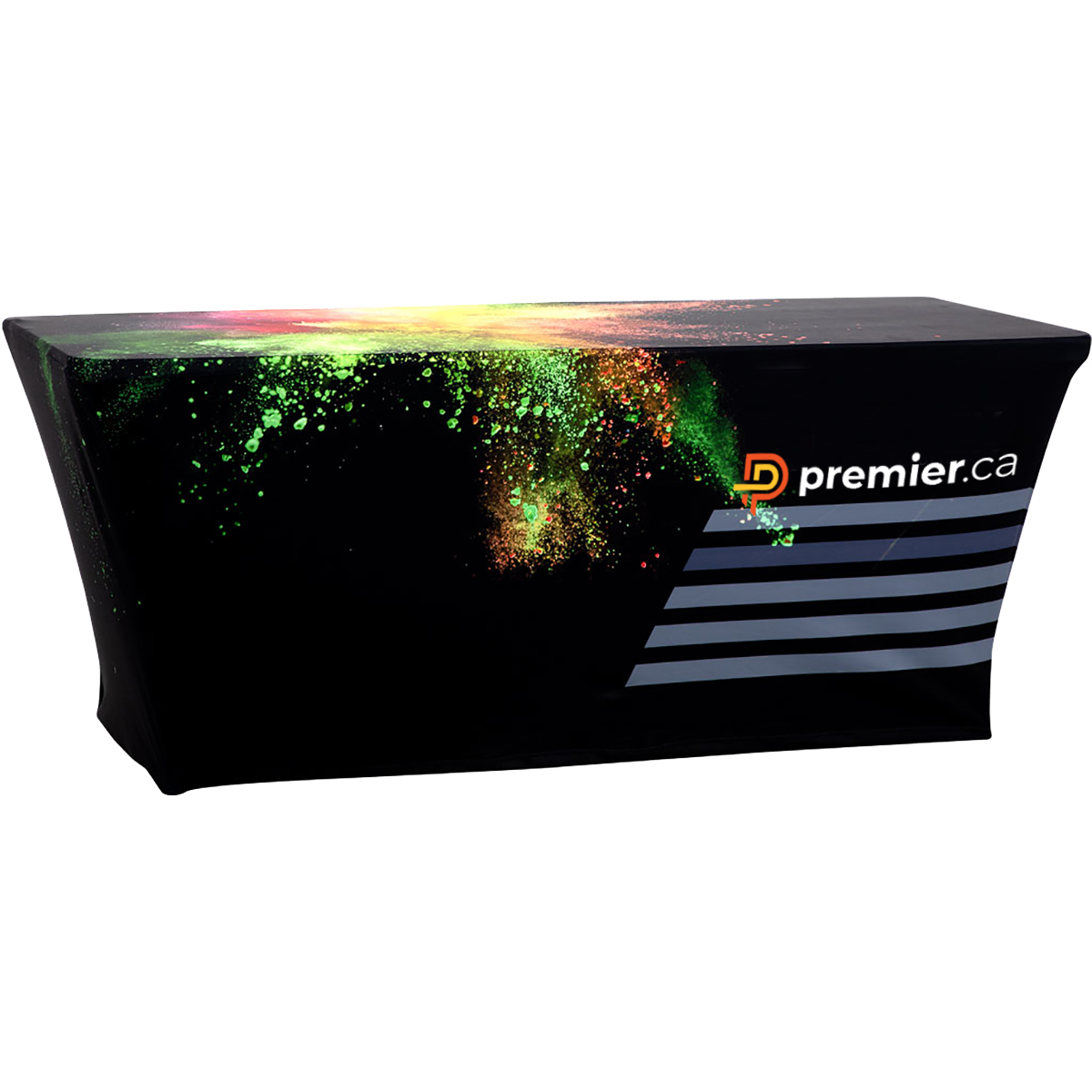 Premier manufactures and sells vibrant dye sublimated display products